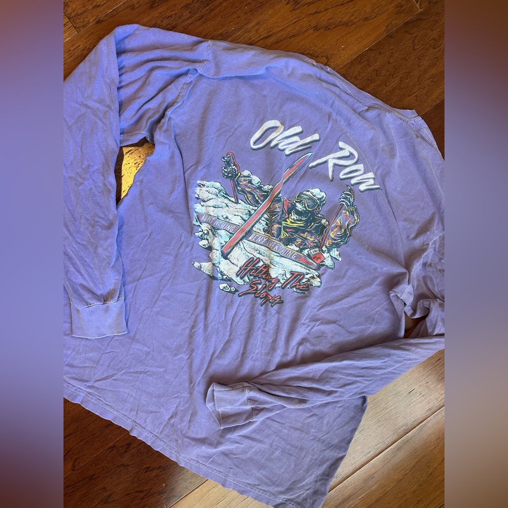 Old row long sleeve pocket tee